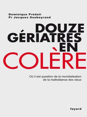 cover image of Douze gériatres en colère